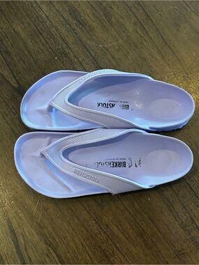 Birkenstock Honolulu Essentials Flip Flops Lavender Purple Womens EU 38 US 7 Wa